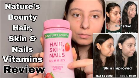 Natures Bounty Hair Skin And Nails Vitamins 1 Month Review These