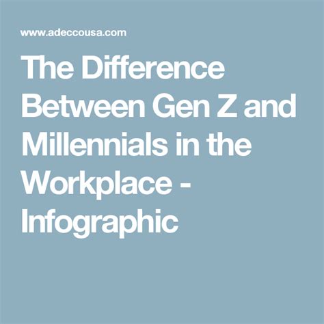 The Difference Between Gen Z And Millennials In The Workplace