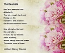 The Example Poem by William Henry Davies - Poem Hunter