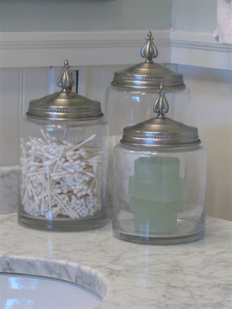 the southern living canisters with toiletries inside | Southern living homes, Southern living, Home