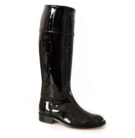 mens high end boots leather black riding boots