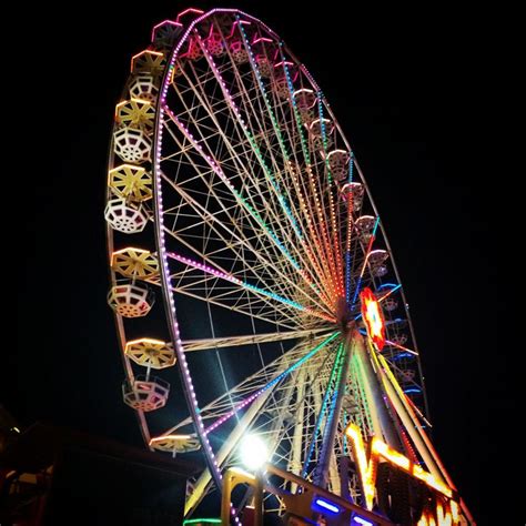 Ferris Wheel At An Amusement Park In Vienna Austria Amusement Park
