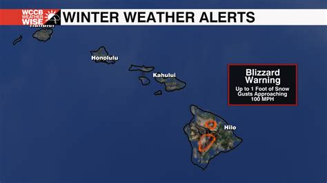 Blizzard Warnings Issued For Hawaii Up To One Foot Of Snow Expected