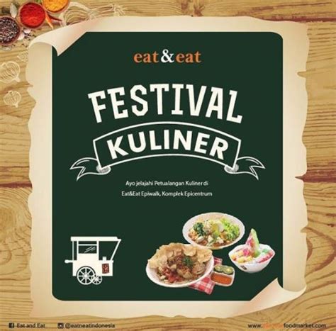 Poster Festival Kuliner Ilustrasi