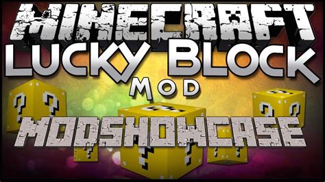 Lucky Blocks Lucky Block Mod Showcase Youtube