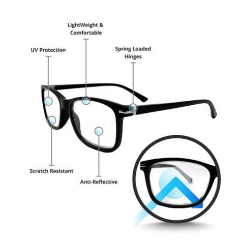 Readerest Blue Light Blocking Reading Glasses 100 Magnification