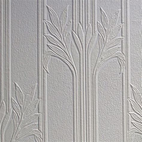 Anaglypta Wildacre Luxury Textured Paintable White Wallpaper Rd803