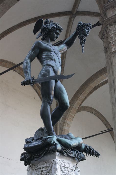 Perseus With The Head Of Medusa By Benvenuto Cellini In 1545
