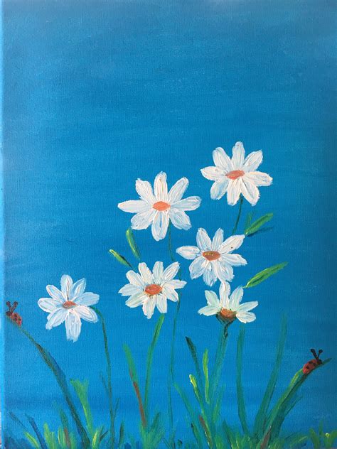 Flowers In Oil Acrylic Painting For Beginners Acrylic Painting Painting
