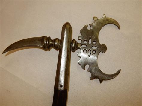 Sold Price 29 Unique Medieval Style Weapon With Curved Blade And