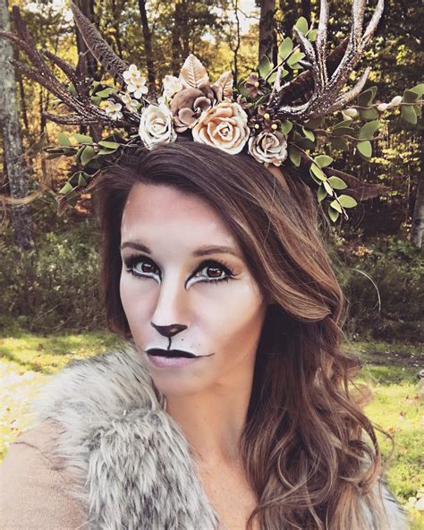Deer Makeup Deer Costume | Cute halloween costumes, Deer costume, Cute halloween