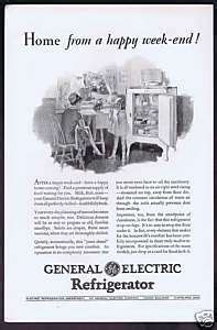 VINTAGE GENERAL ELECTRIC REFRIGERATOR YOUVE EVER SEEN PRINT AD