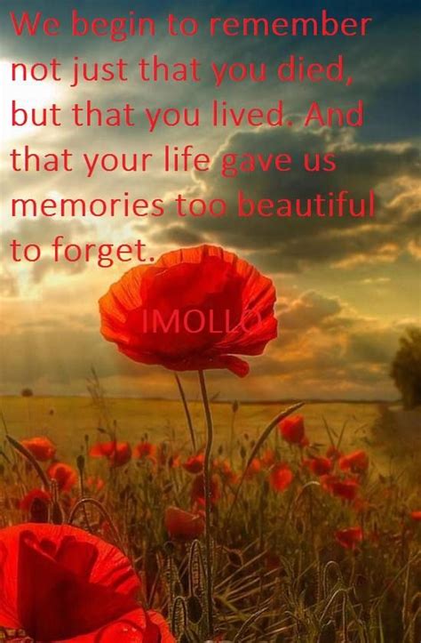 Remembrance Inspirational Quotes Quotesgram