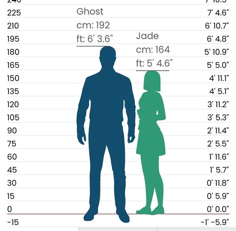 Height Comparison Comparing Heights Visually With Chart 49 Off