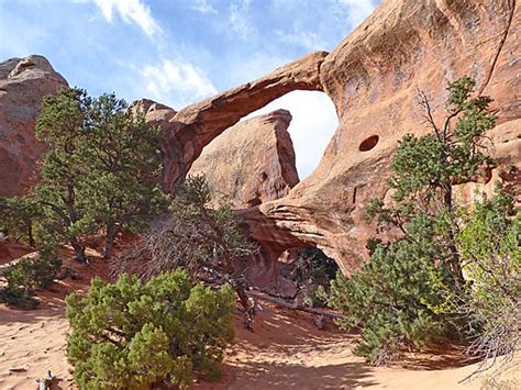 Double O Arch Hiking Trail In Arches National Park Utah