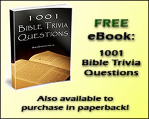 Check spelling or type a new query. Bible Trivia