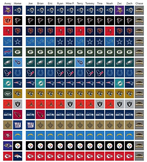 Week 4 Nfl Schedule Printable