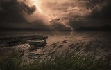 Im Sturm der Nacht Foto & Bild | landschaft, bach, fluss & see, sunset Bilder auf fotocommunity