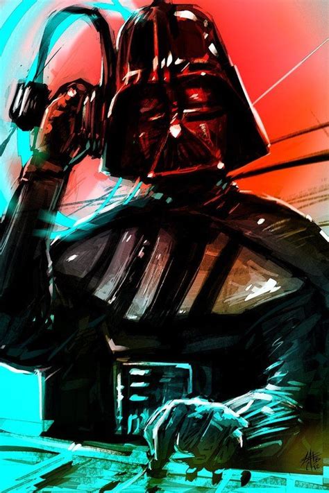 Dj Vader Star Wars Art Vader Star Wars Star Wars