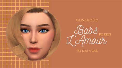 The Sims 4 Cas And Speed Edit Babs Lamour Re Edit Youtube