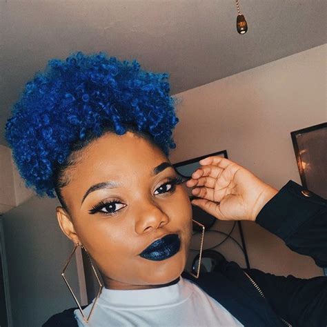 Dark Blue Hair Looks Super Vibrant Against Every Skin Tone Dyed Hair