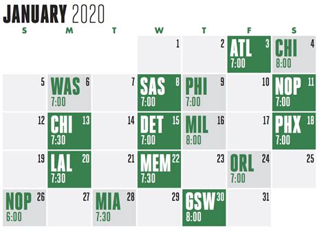 The full Boston Celtics 2019-20 season schedule has been released ...