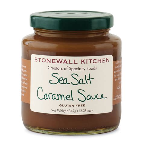 Sea Salt Caramel Sauce Dessert Sauces And Candy Stonewall Kitchen