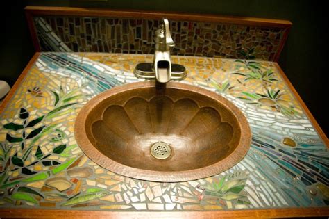 30 Pictures Of Mosaic Tile Countertop Bathroom 2022