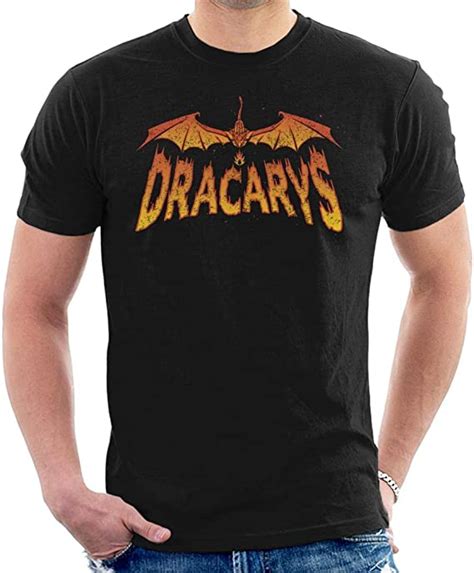 Dracarys Logo Game Of Thrones Mens T Shirt Uk Clothing