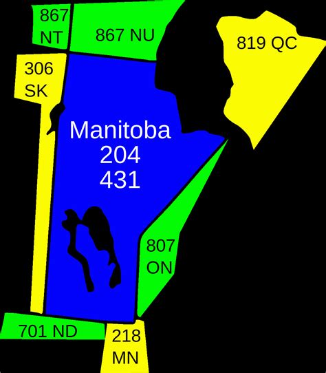 Us Canada Area Code Map