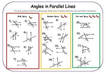 7th Grade Angles In Parallel Lines Worksheet - Thekidsworksheet