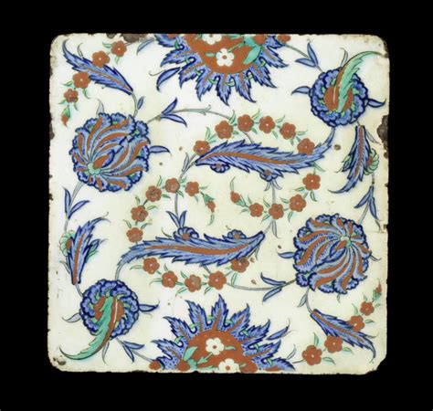 Bonhams An Iznik Pottery Tile Turkey Circa 1575 Art Turkish
