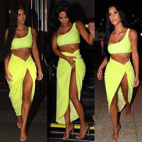 Kim Kardashians Most Daring Neon Looks Absolutelyconnected