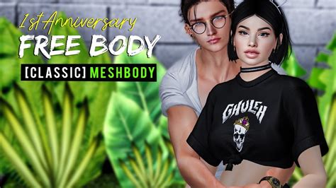 Free Bento Body Female And Male Meshbody Anniversary Second Life