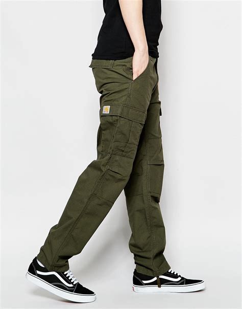 With only four sewing machines and five employees, hamilton carhartt begins to manufacture overalls in duck and denim which eventually became the brand's trademark fabric. Carhartt WIP Cotton Aviation Cargo Pants - Cypress Rinsed ...