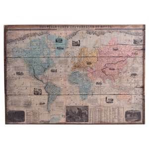 Inspired By Antique Maps This Stately Wall Decor Brings Worldly Appeal