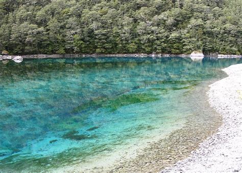 Blue Lake New Zealand Tramper