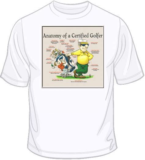 Anatomy Of A Golfer T Shirt