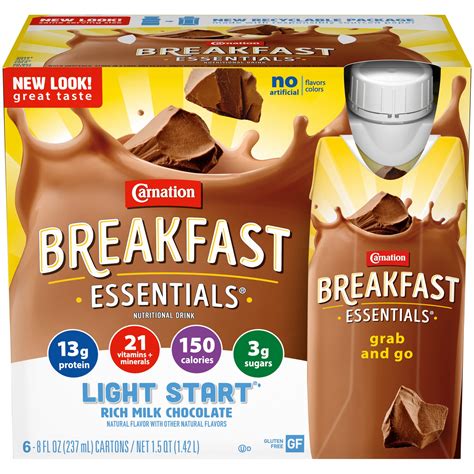 Carnation Breakfast Essentials Light Start Ready To Drink Nutritional