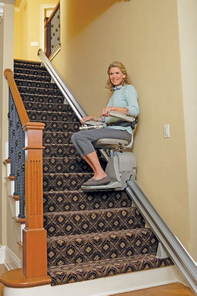 Bruno cre 2010 stairlift chair stair lift rail track w/gears aluminum 31. Straight Rail Stair Lifts - Carolina Access Specialists ...