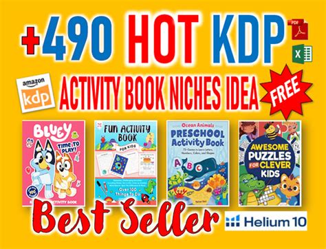 Hot KDP Activity Book Niches Graphic By BERMED Creative Fabrica