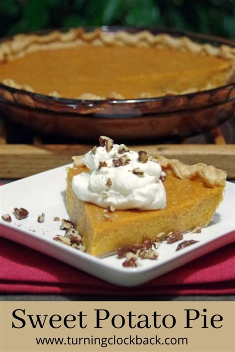 Baking a peeled sweet potato for about 45 minutes makes it high in gi, 94. Easy Sweet Potato Pie Recipe - Turning the Clock Back