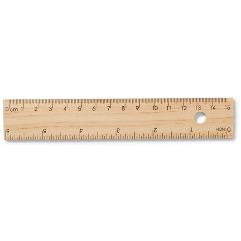 Brilliant Basics Wooden Ruler 15cm Brown Big W