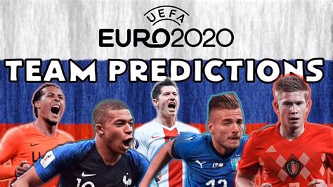 Pick your euro 2020 winner with the telegraph's predictor and download your own euro 2020 wallchart. EURO 2020 RUSSIA SQUAD PREDICTIONS - YouTube