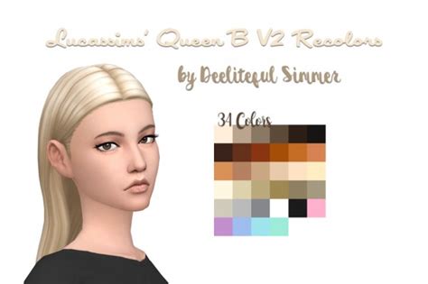 Sims 4 Queen Hair