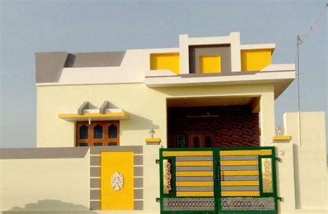 Tuticorin Single Floor House Design Small House Design Exterior Paint