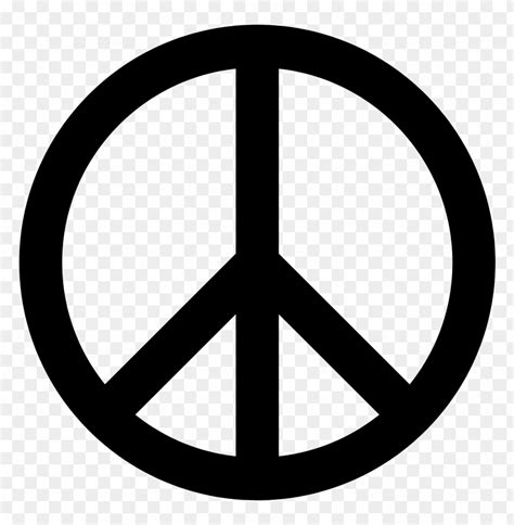 Download Peace Symbol Black Png Free Png Images Toppng