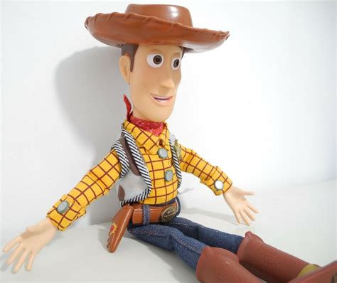The Disney Toy Story Movie Plush Cowboy Woody 16 Talking Doll 90 New