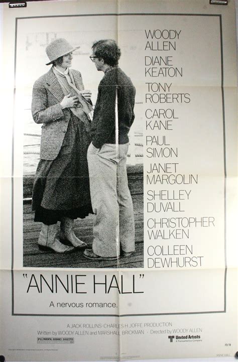 Annie Hall Original Vintage Movie Poster