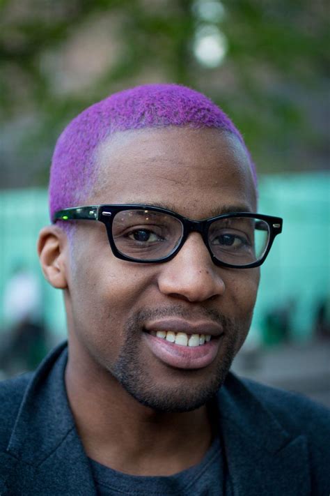 Most hair dye these days works well on a variety of hair textures and colors, but for black men with highly textured, dark hair who want full coverage, this variety fits the bill perfectly since. Purple hair #man | Mens hair dye colors, Dyed hair men ...